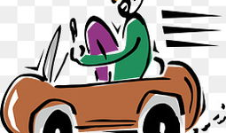 开车的漫画,漫画中的方向盘传奇